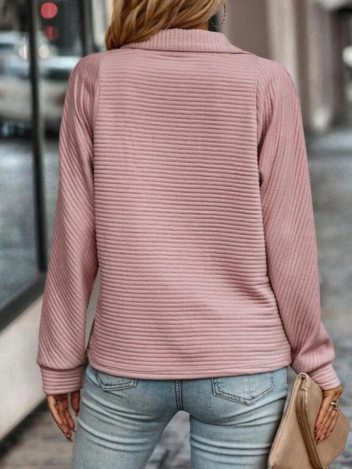 Elois | Trendy Zip Sweater