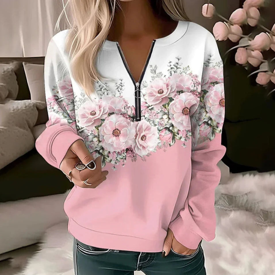 Brittany | Blooming Garden Zip-Up