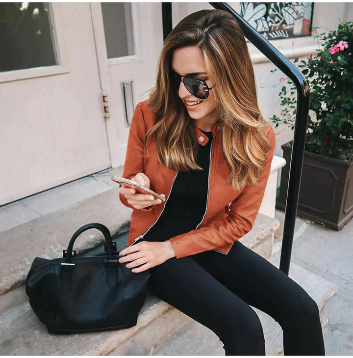 Sophia | Italian Leather Jacket