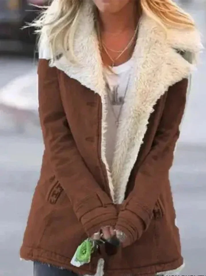 Donna | Cozy Sherpa-Lined Coat