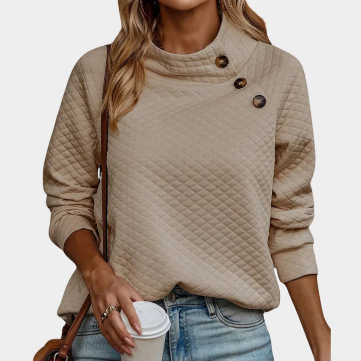 Karen | Buttoned Collar Sweater