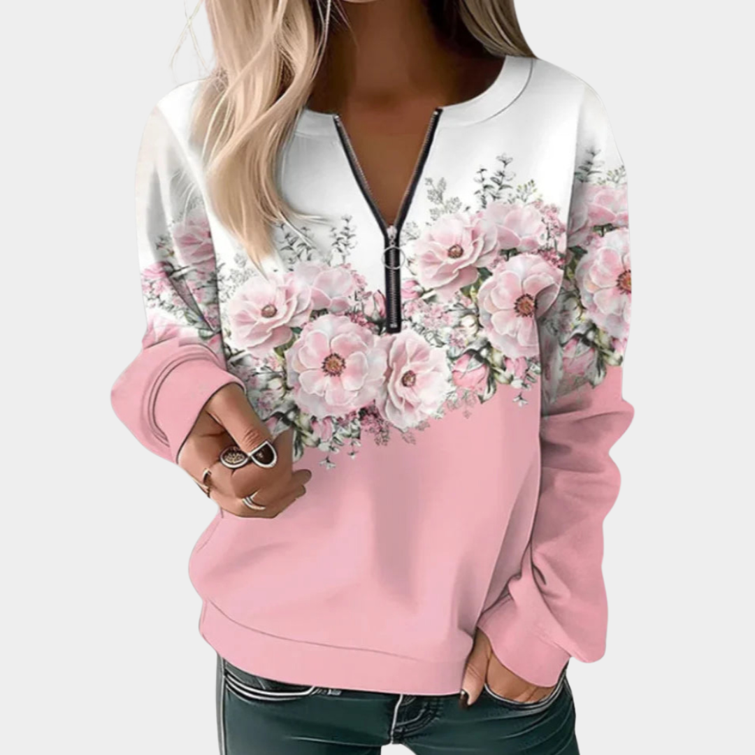 Brittany | Blooming Garden Zip-Up