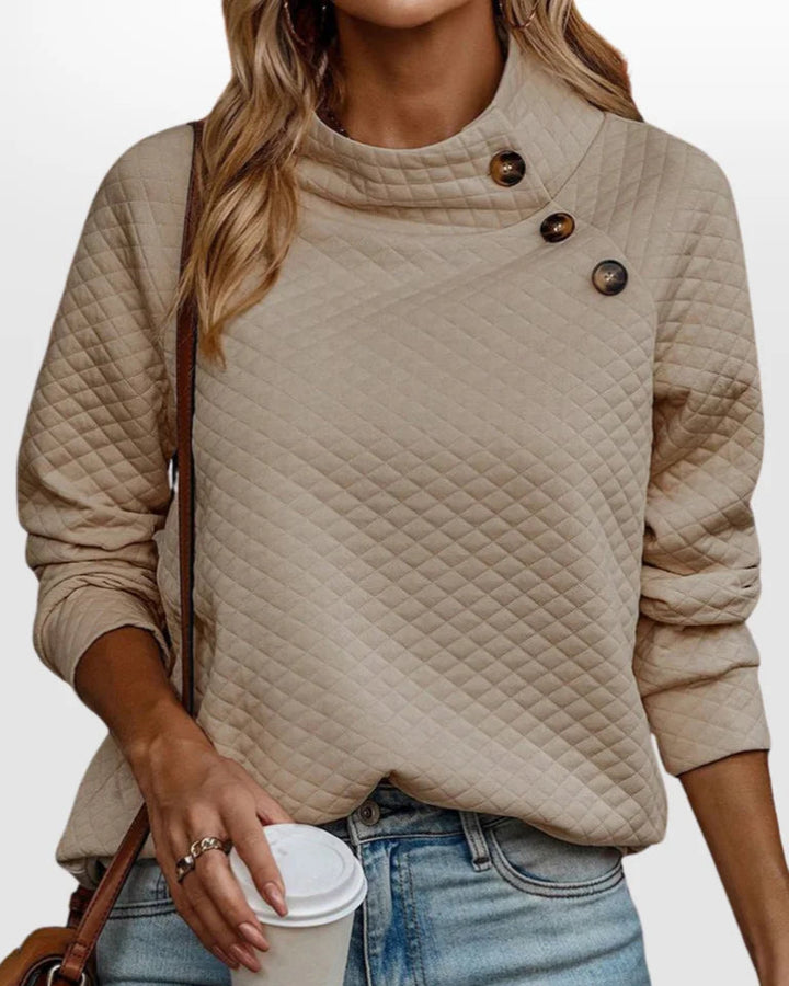 Karen | Buttoned Collar Sweater